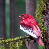 Pompadour cotinga