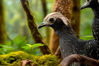 Blue throated piping guan